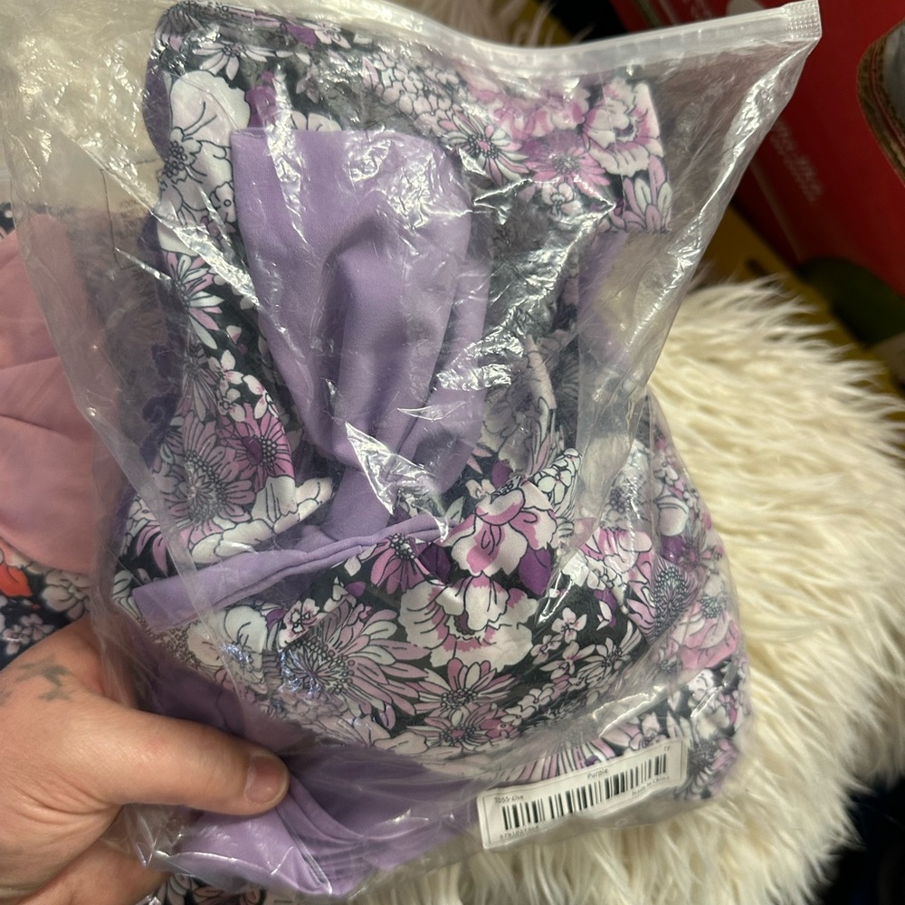 Floral Purple and Black set